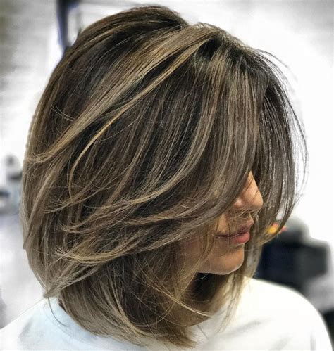 bobs and lobs|swoopy layered lob haircuts.